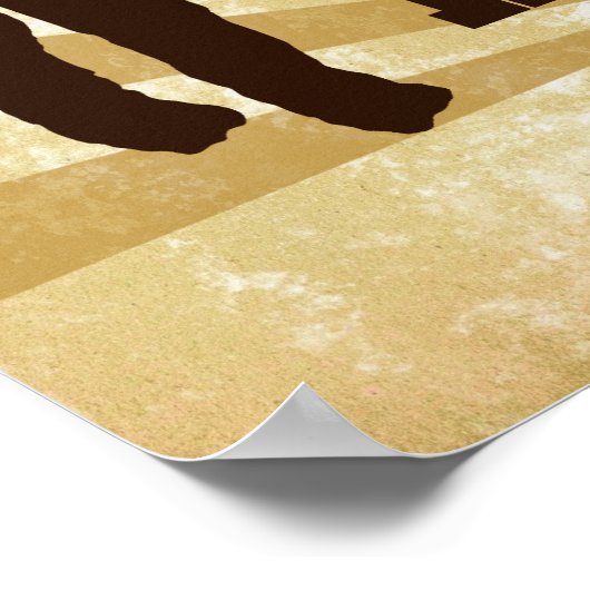 Sasquatch op de los poster (Hoek)