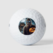 Sasquatch op Halloween Golfballen (Voorkant)