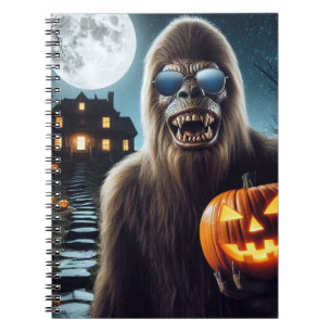 Sasquatch op Halloween Notitieboek