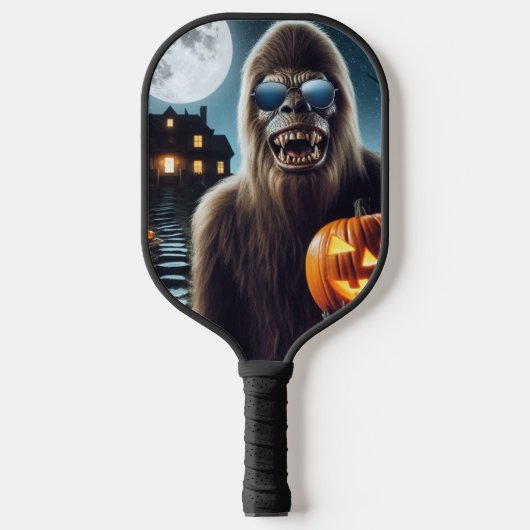 Sasquatch op Halloween Pickleball Paddle (Voorkant)
