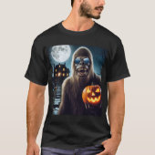 Sasquatch op Halloween T-shirt (Voorkant)