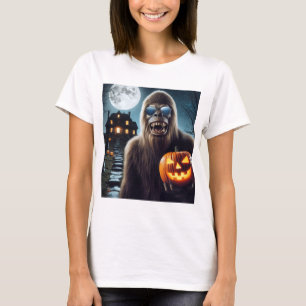 Sasquatch op Halloween T-shirt