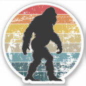 Sasquatch op maat gesneden vinyl Stickers (Voorkant)