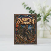 Sasquatch Oregon Popcut Legenden Briefkaart (Staand voorkant)
