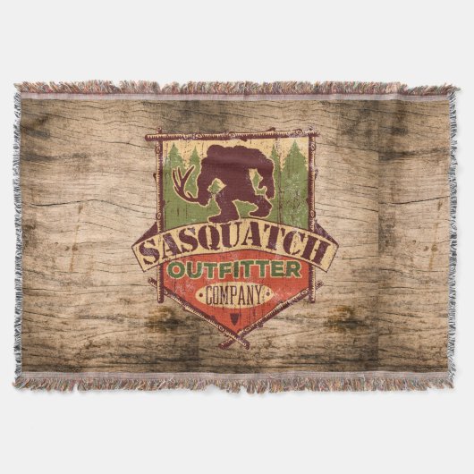 Sasquatch Outfitter Company Blanket Deken (Voorkant)