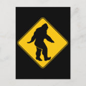 Sasquatch oversteken briefkaart (Voorkant)