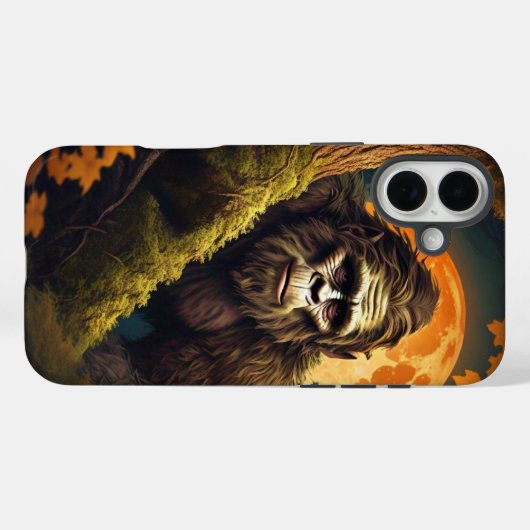 Sasquatch Peeking Case-Mate iPhone Case (Achterkant (horizontaal))