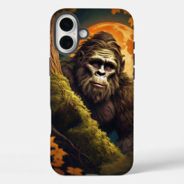 Sasquatch Peeking iPhone 16 Plus Hoesje