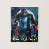 Sasquatch Personaliseer Naam Tekst Bigfoot Legpuzzel (Verticaal)