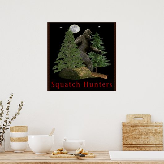 Sasquatch poster (Keuken)