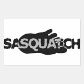 Sasquatch Rechthoekige Sticker (Voorkant)