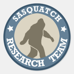 Sasquatch Research Team Ronde Sticker