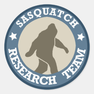 Sasquatch Research Team Ronde Sticker