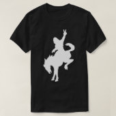 Sasquatch riding Bronco T-Shirt (Design voorkant)