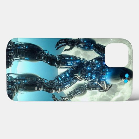 Sasquatch-robot Case-Mate iPhone Case (Achterkant (horizontaal))