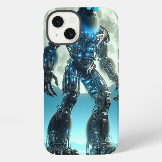 Sasquatch-robot iPhone Hoesje (Achterkant)