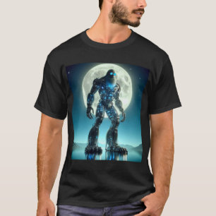 Sasquatch-robot T-shirt