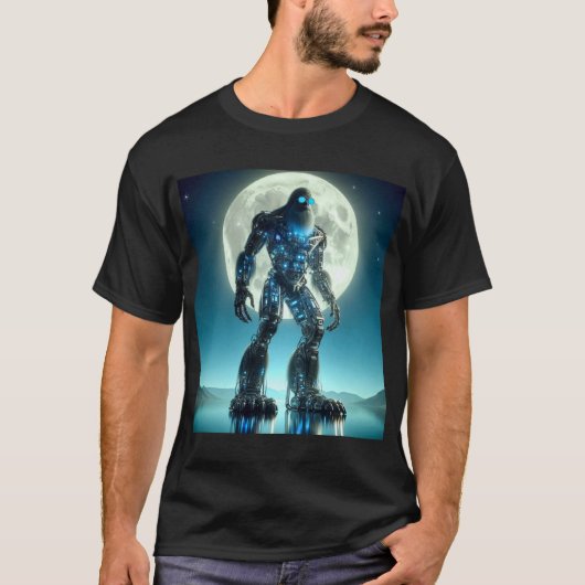 Sasquatch-robot T-shirt (Voorkant)