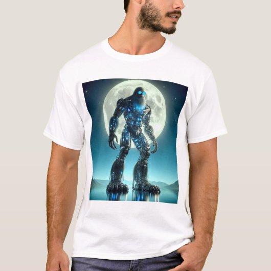 Sasquatch-robot T-shirt (Voorkant)
