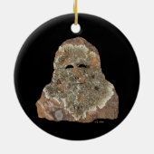 Sasquatch Rock Art Keramisch Ornament (Achterkant)