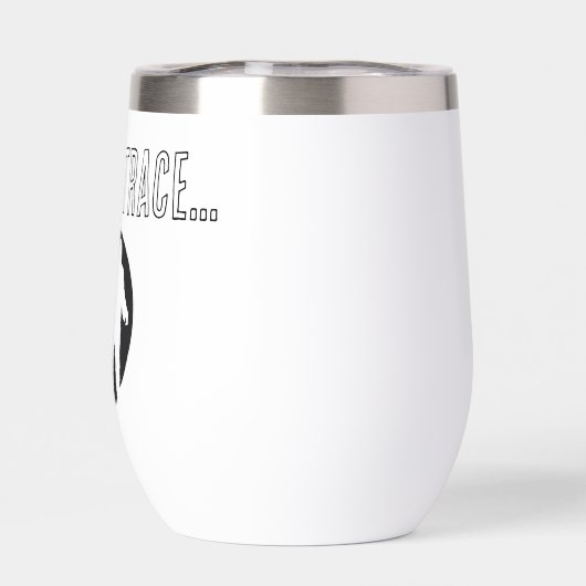 Sasquatch Roestvrij staal Wijn Tumbler (Achterkant)