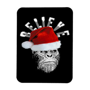 Sasquatch Santa "Geloof" Premium Kerstmagneet Magneet