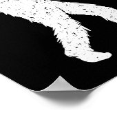 Sasquatch saxofonist saxofonist jazz messing poster (Hoek)