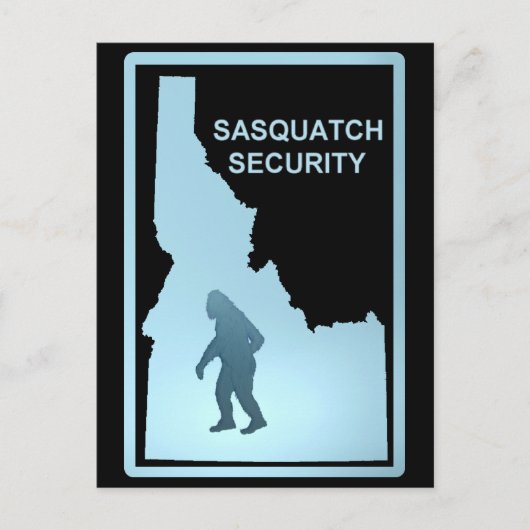 Sasquatch Security Briefkaart (Voorkant)