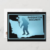 Sasquatch Security Briefkaart (Voorkant / Achterkant)