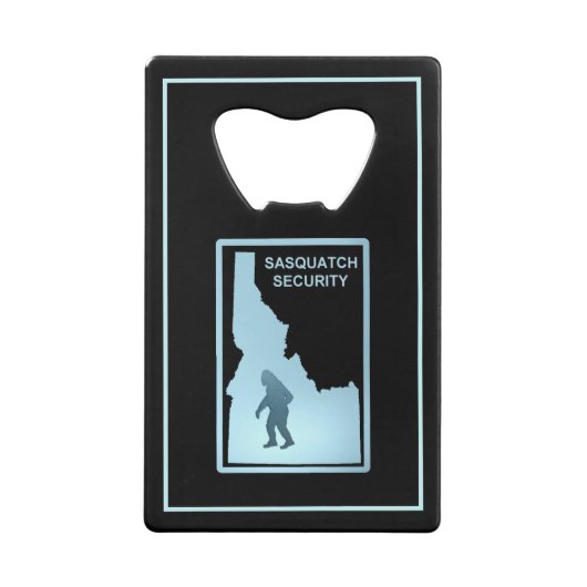 Sasquatch Security - Idaho Creditkaart Flessenopener (Achterkant)