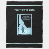 Sasquatch Security - Idaho Fleece Deken (Voorkant)