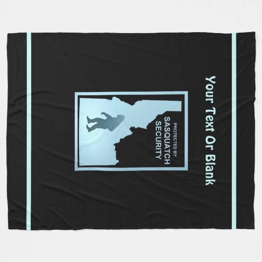 Sasquatch Security - Idaho Fleece Deken (Voorkant (Horizontaal))