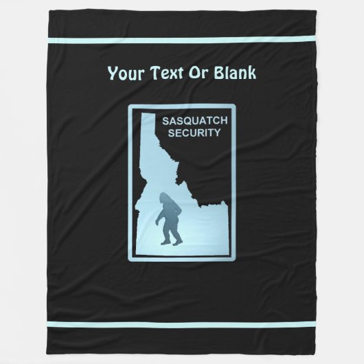 Sasquatch Security - Idaho Fleece Deken (Voorkant)