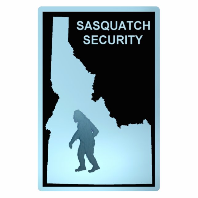 Sasquatch Security - Idaho Fotobeeldje Magneet (Voorkant)