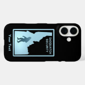 Sasquatch Security - Idaho Hoesje-Mate iPhone Case (Achterkant (horizontaal))