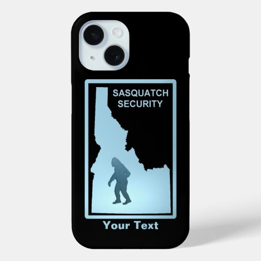 Sasquatch Security - Idaho Hoesje-Mate iPhone Case (Achterkant)