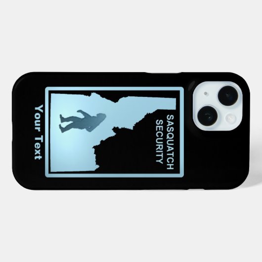 Sasquatch Security - Idaho Hoesje-Mate iPhone Case (Achterkant (horizontaal))