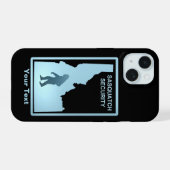 Sasquatch Security - Idaho Hoesje-Mate iPhone Case iPhone 15 Case (Achterkant horizontaal)
