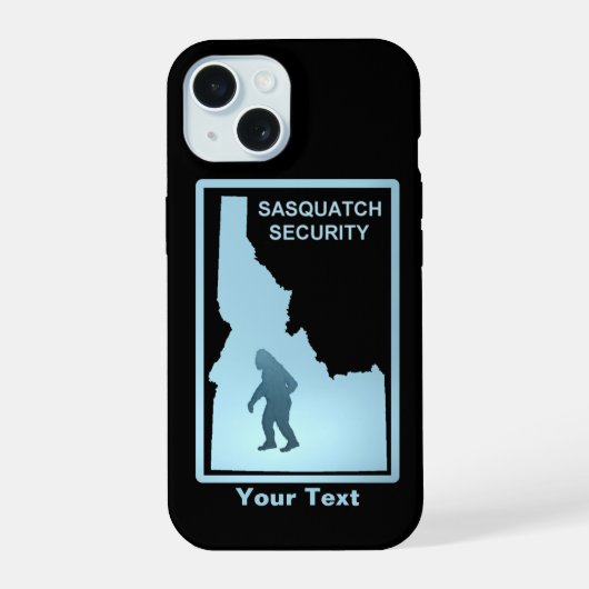 Sasquatch Security - Idaho Hoesje-Mate iPhone Case iPhone 15 Case (Achterkant)