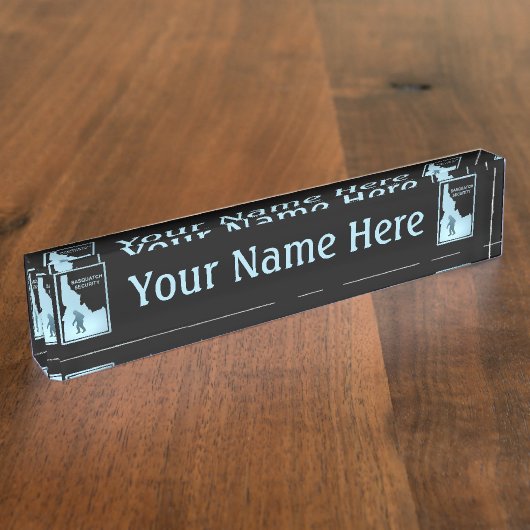 Sasquatch Security - Idaho Naambordje (Zijkant)