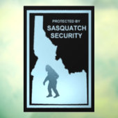 Sasquatch Security - Idaho Raamsticker (Vel 3)