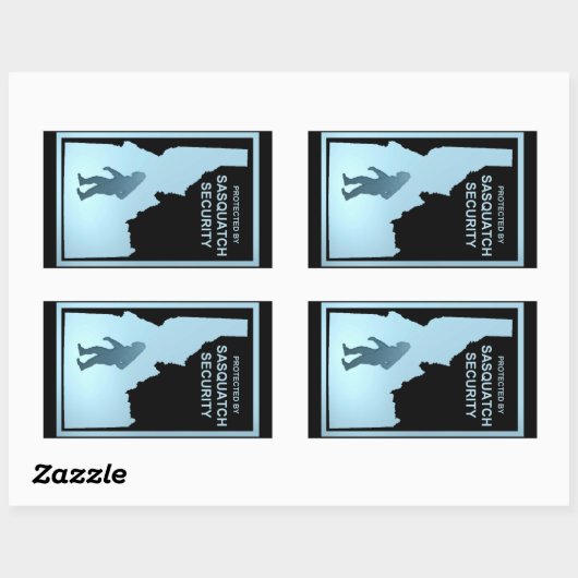 Sasquatch Security - Idaho Rechthoekige Sticker (Vel)