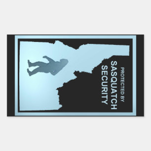 Sasquatch Security - Idaho Rechthoekige Sticker