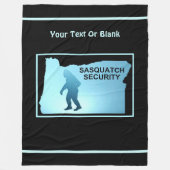 Sasquatch Security - Oregon Fleece Deken (Voorkant)