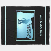 Sasquatch Security - Oregon Fleece Deken (Voorkant (Horizontaal))