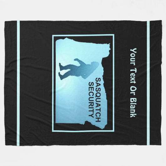 Sasquatch Security - Oregon Fleece Deken (Voorkant (Horizontaal))
