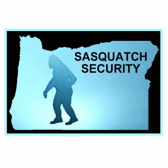 Sasquatch Security - Oregon Fotobeeldje Magneet (Voorkant)