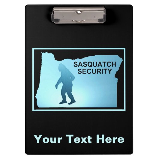 Sasquatch Security - Oregon Klembord (Voorkant)