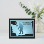 Sasquatch Security - Washington Briefkaart (Staand voorkant)