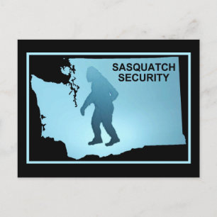 Sasquatch Security - Washington Briefkaart